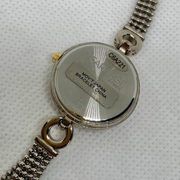 Carriage by Timex women watch C6A221 two tone quartz 23mm up to 7.5” running - Picture 6 of 6